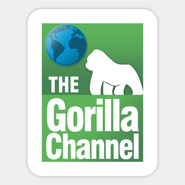 The Gorilla Channel Sticker by fishbiscuit